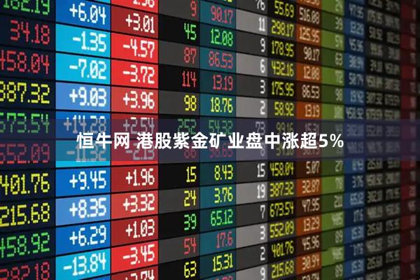 恒牛网 港股紫金矿业盘中涨超5%