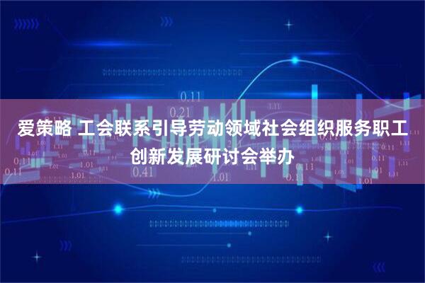 爱策略 工会联系引导劳动领域社会组织服务职工创新发展研讨会举办